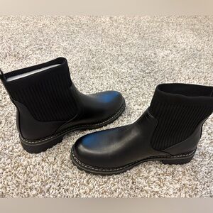 Corkys Black Chelsea-Style Ankle Boots